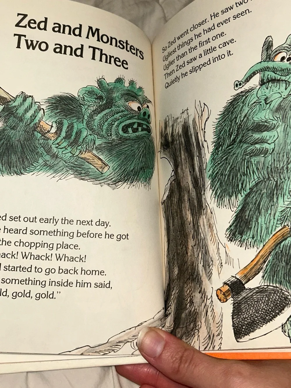 Zed And The Monsters By Peggy Parish, Vintage Hardcover, 1979